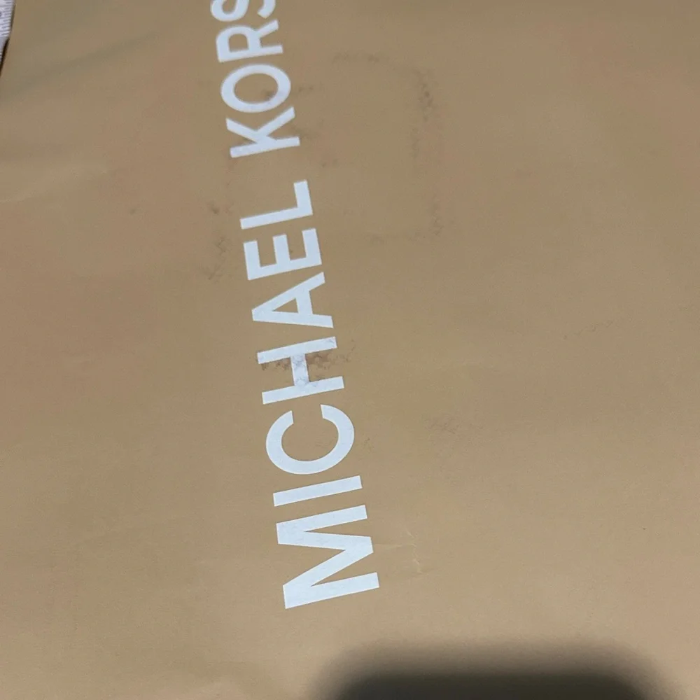 4 Michael Kors Beige Gift Bags & 2 Boxes